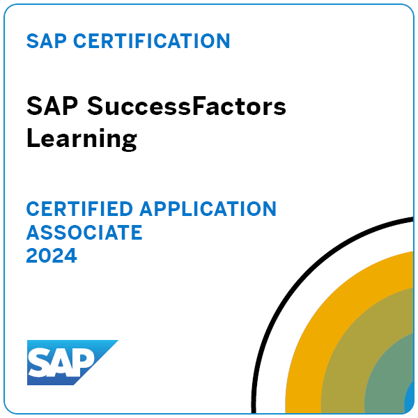 Bild: Badge SAP Learning Management