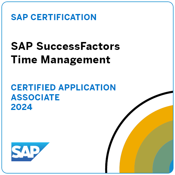 Bild: Badge SAP Employee Central Time Management