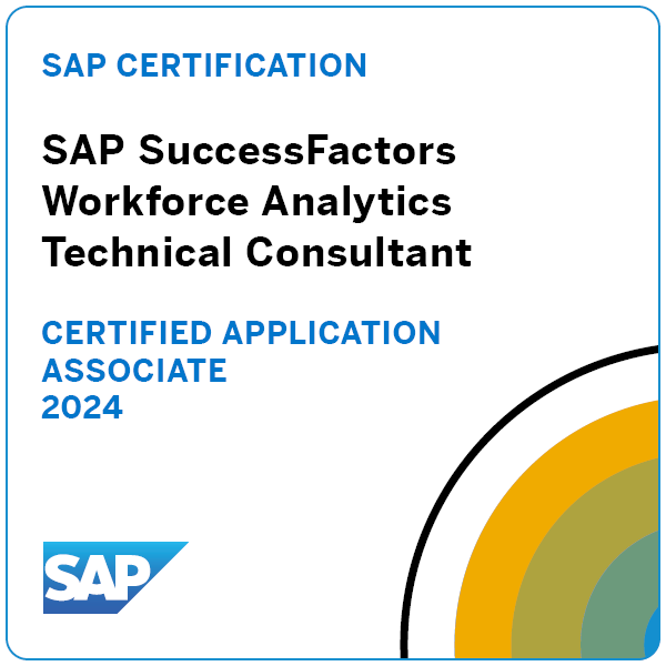 Bild: Badge SAP Workforce Analytics and Planning (Technical)